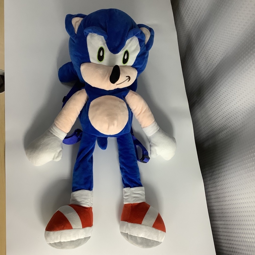 Sonic The Hedgehog Jumbo Plush Backpack